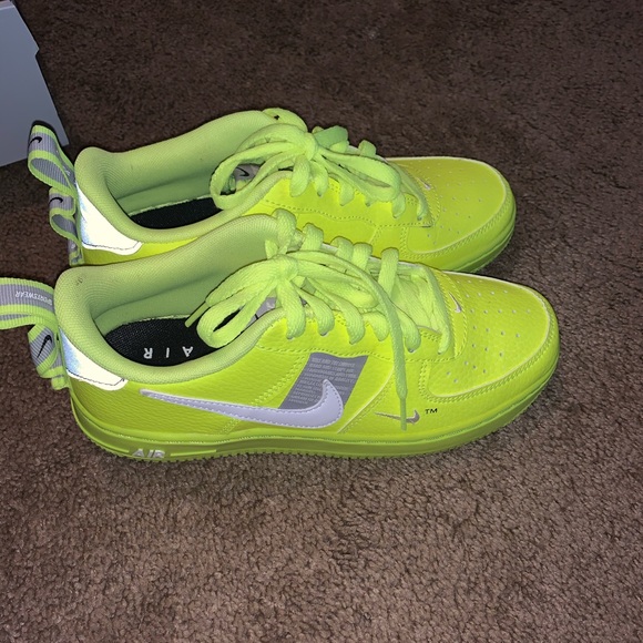 Neon Green Nike Utility Fluo Nike Shoes Af Lv8 Utility Poshmark